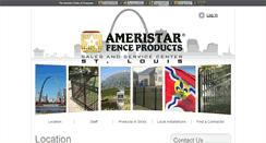 Desktop Screenshot of ameristarfencestlouis.com